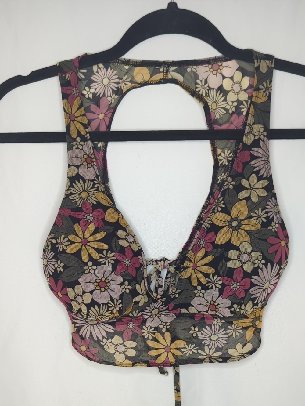 Gilly Hicks Floral Tie Back Bralette Top
